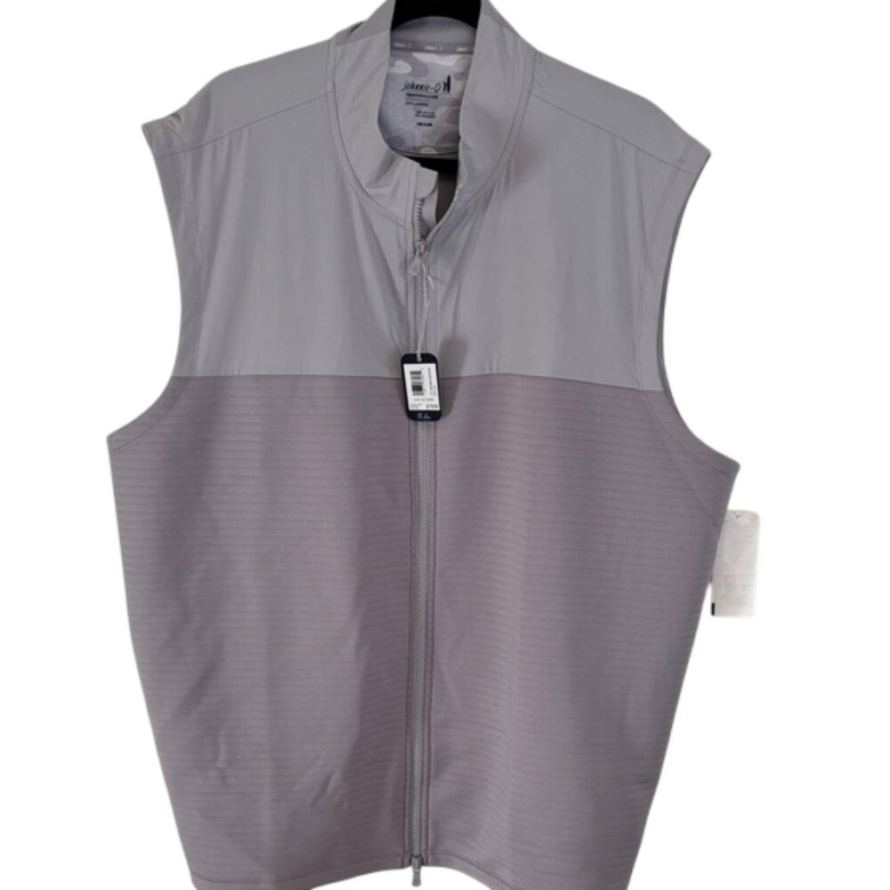 johnnie-O Culbertson Performance Vest – Men’s XXL – NWT – Mixed Media Golf Vest